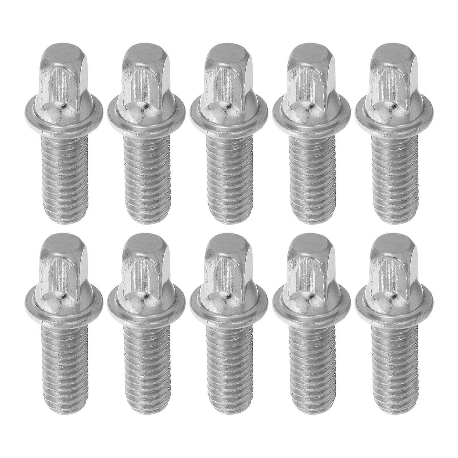 10pcs Drum Repair Screws for Snare and Drums – Durable, Secure Mounting, Effortless Setup, Enhanced Acoustic Performance for Amateur Drummers