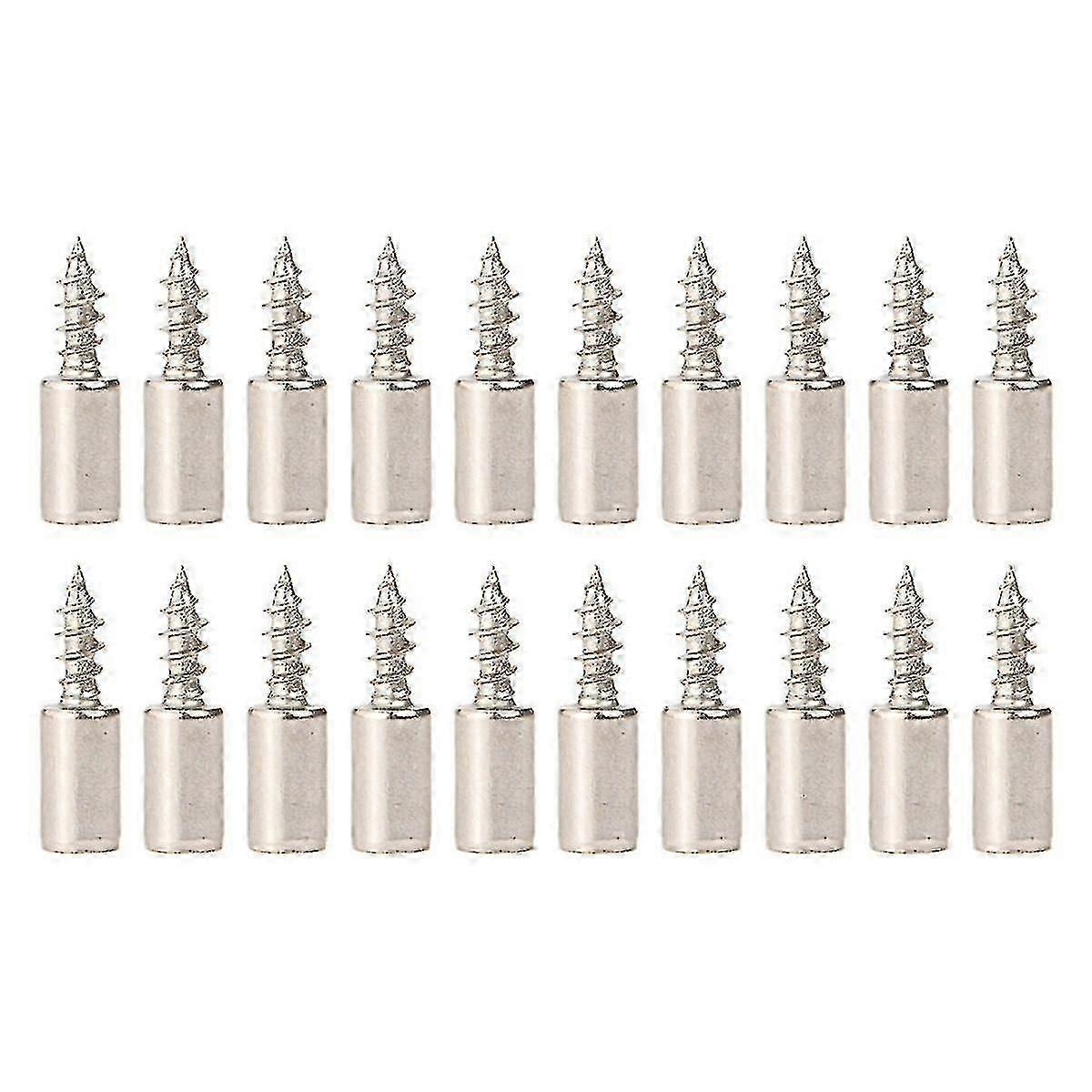 20pcs Self-tapping Cabinet Shelf Screw Cabinet Wardrobe Fixed Support Hardware Accessories Rack Nail Holdersilver SZRH A-V