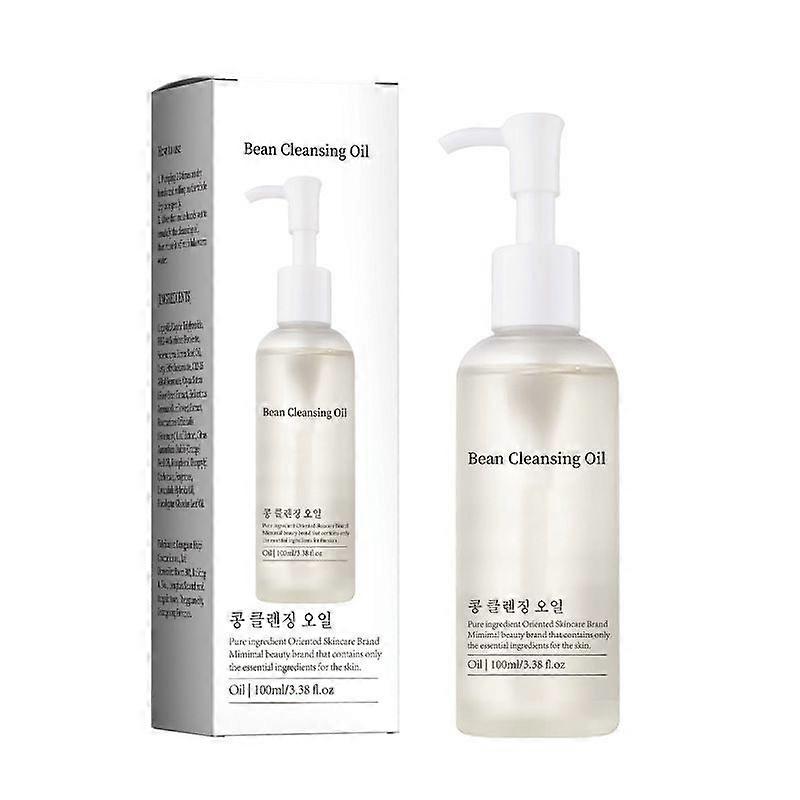 Bean Cleansing Oil / 100ml Lightweight Oil Cleanser Make Up Remover for Daily Skin Care, Blackhead, Pore Cleansing, Sensitive Skin, Refreshing, Non Gr