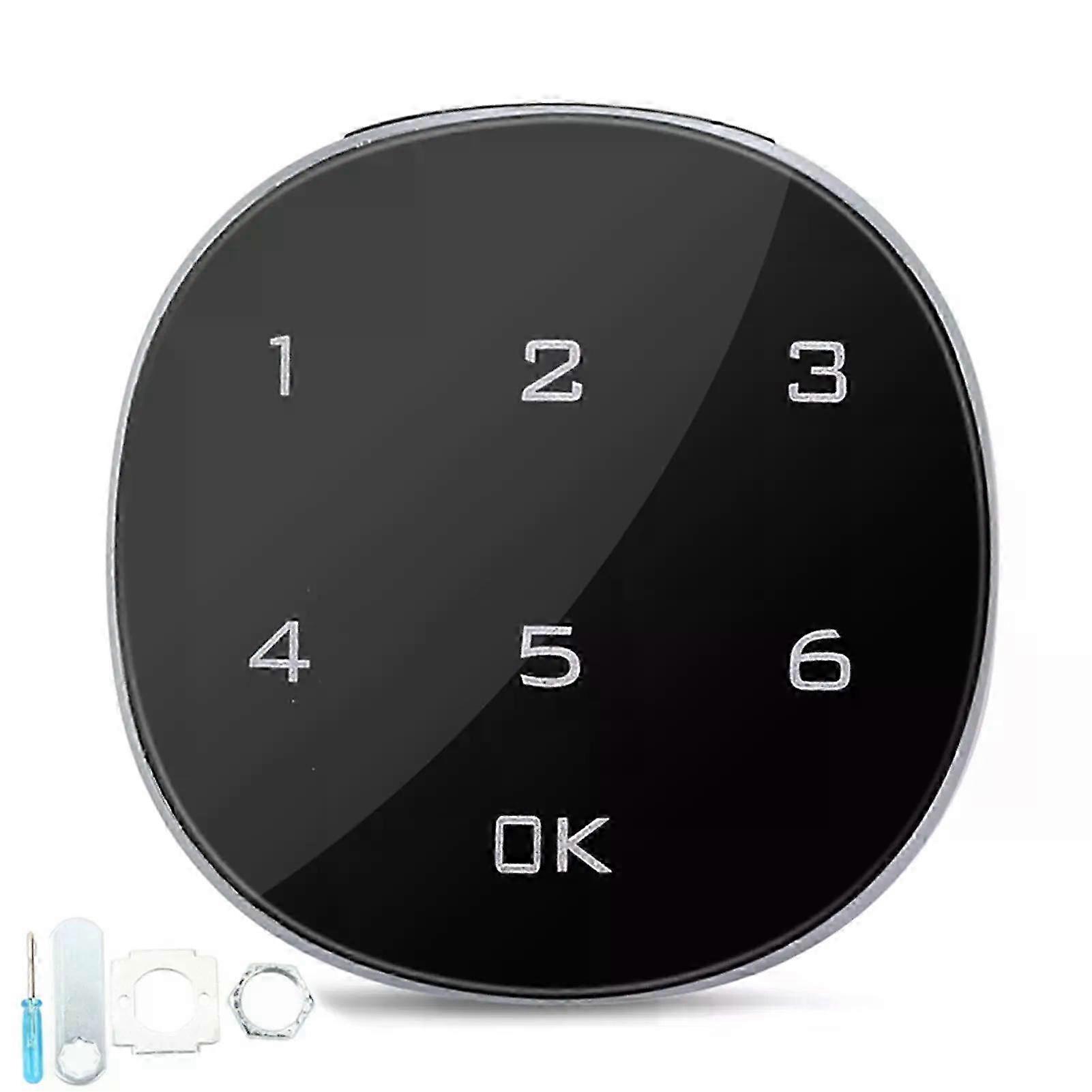 Password Safe Lock Touch Screen Digital Electronic Password Coded Lock for Cabinet Mailbox File Sauna Drawer hwy