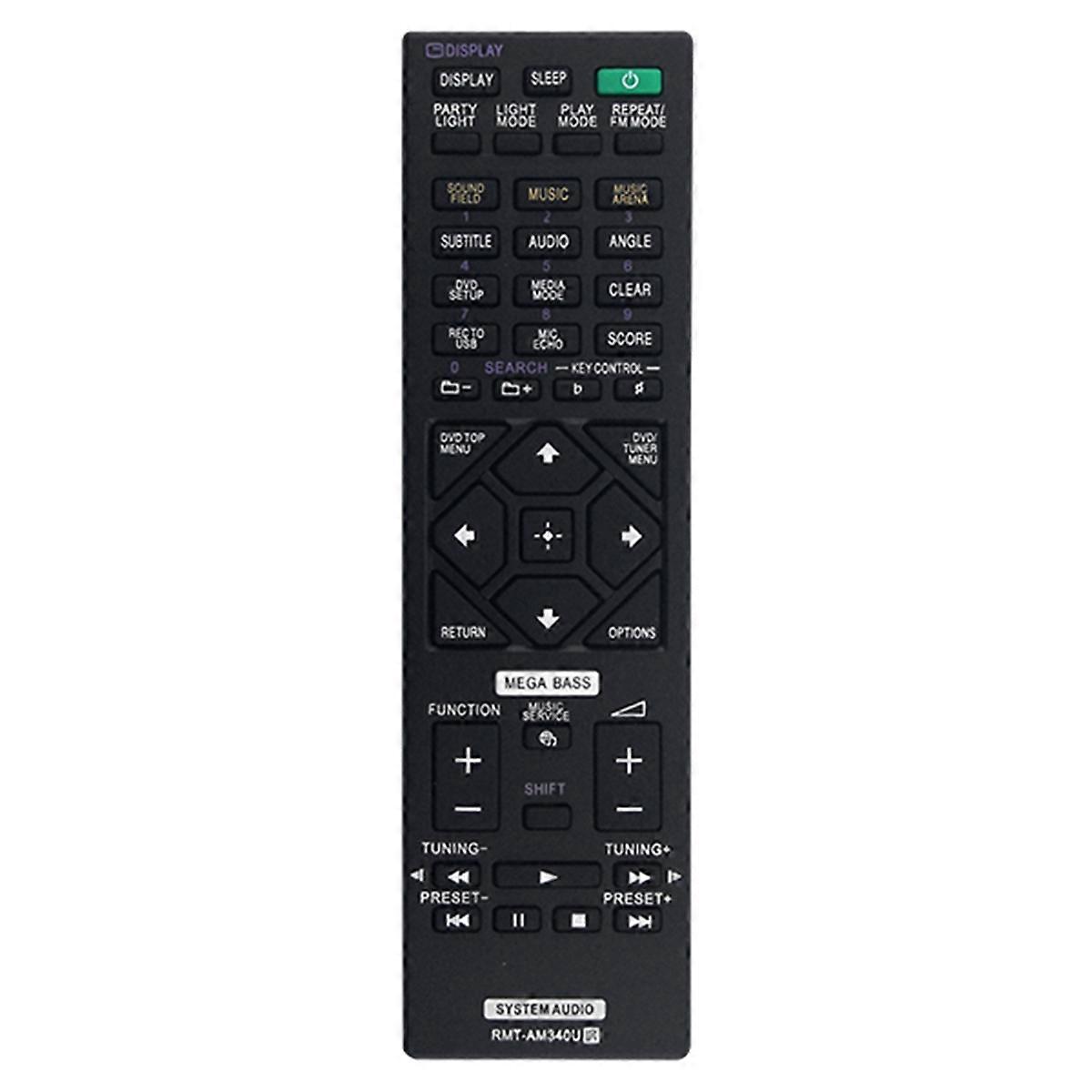Replace -AM340U Remote Control for MHC-V02 MHC-V11 MHC-V77W MHC-V90W SA-V90W MHC-V90DW Home Audio Stereo System