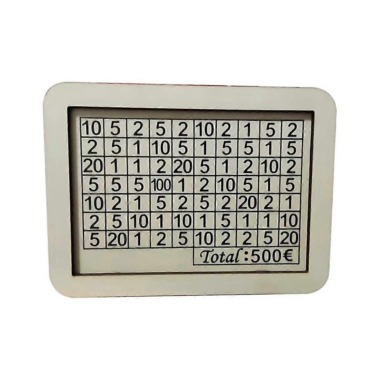 For Counting Coin Bank Craft With Opening Wooden Money Box With Counter