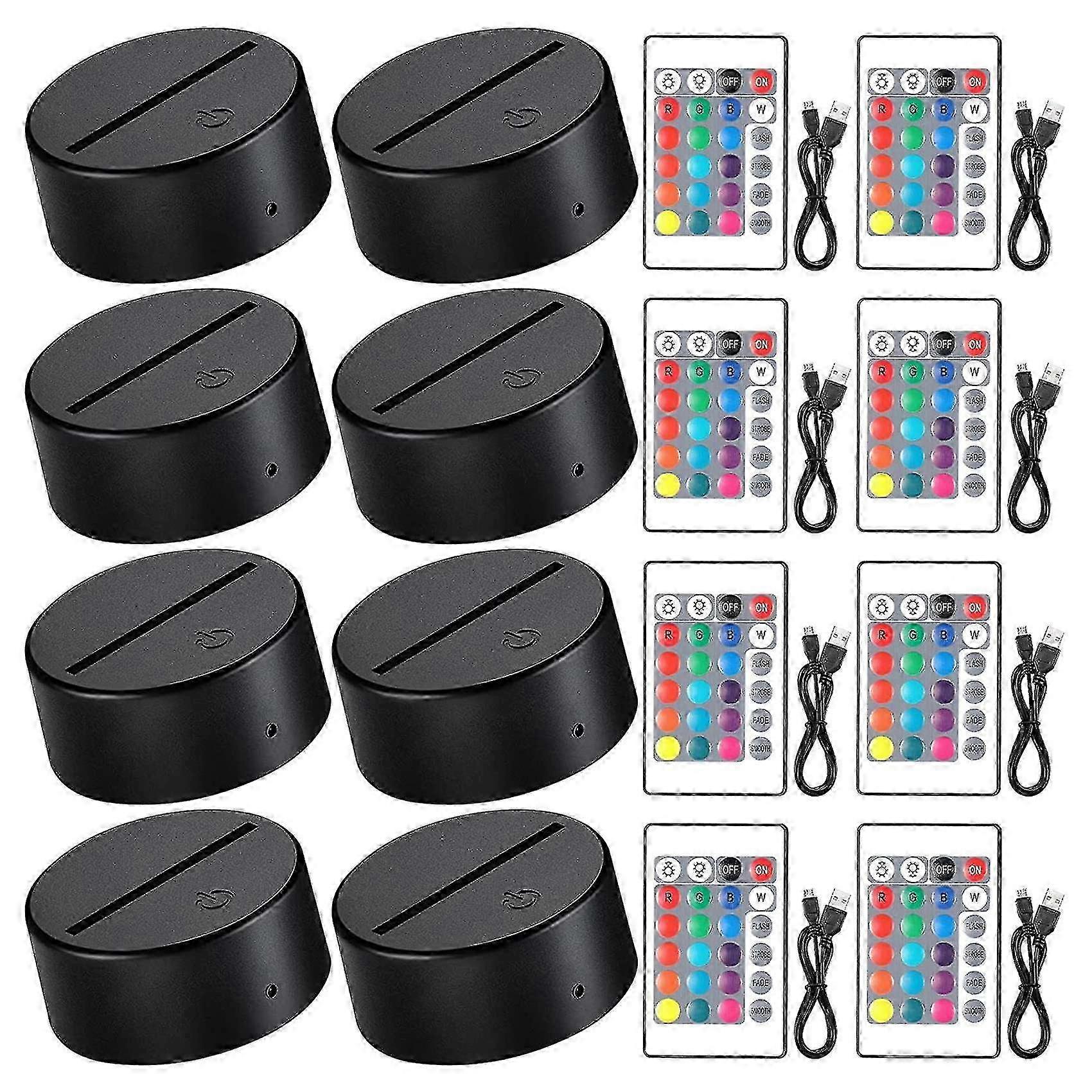 3d Night Led Light Lamp Base Led Lights Display Base Lighted Base S...