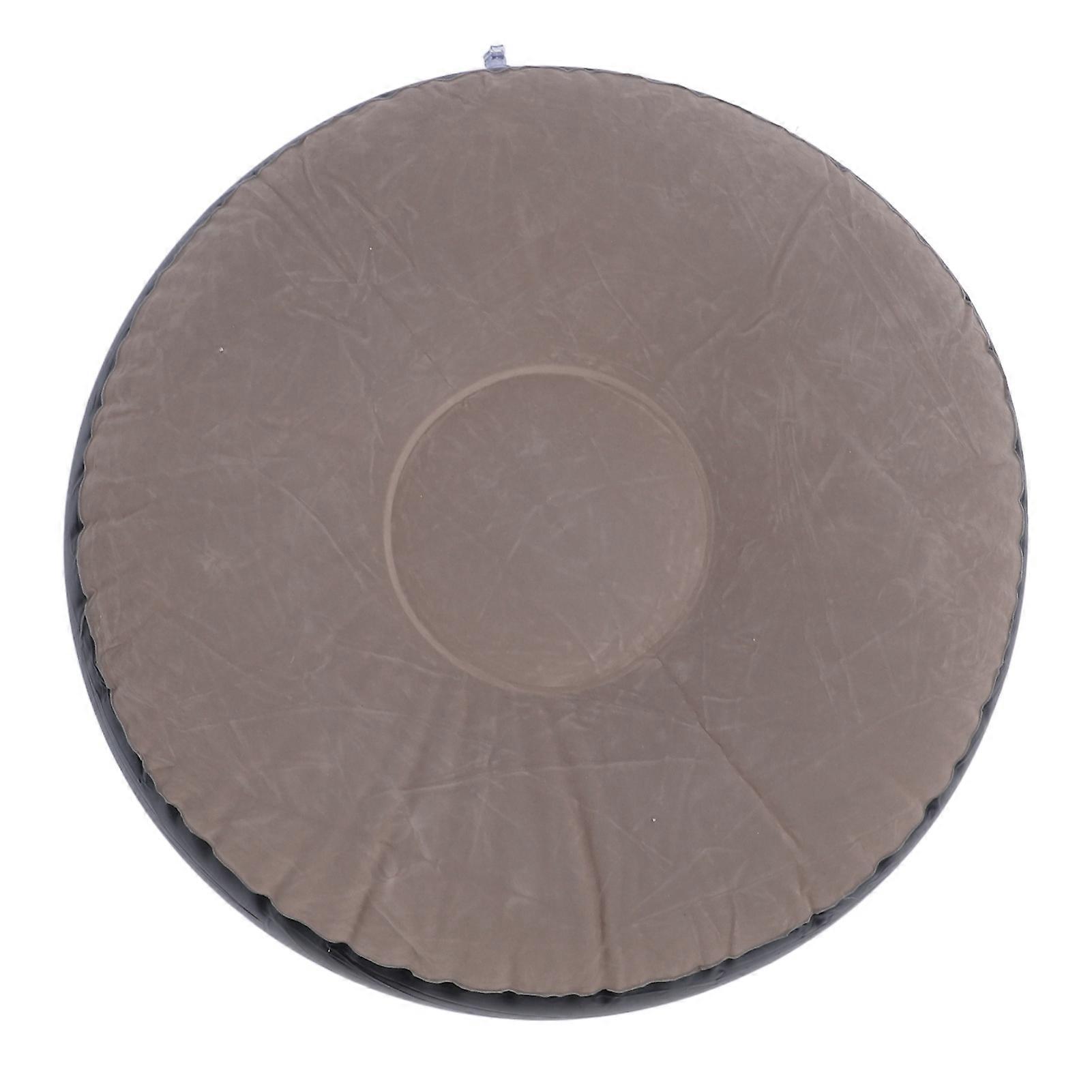 Portable Inflatable Flocking Stool 62x62x31cm Lightweight PVC