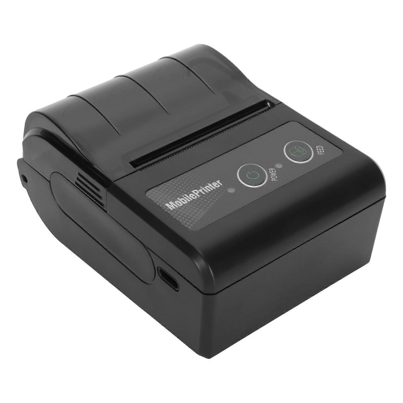 58mm Mini Thermal POS Printer Bluetooth 1500mAh Battery Pocket