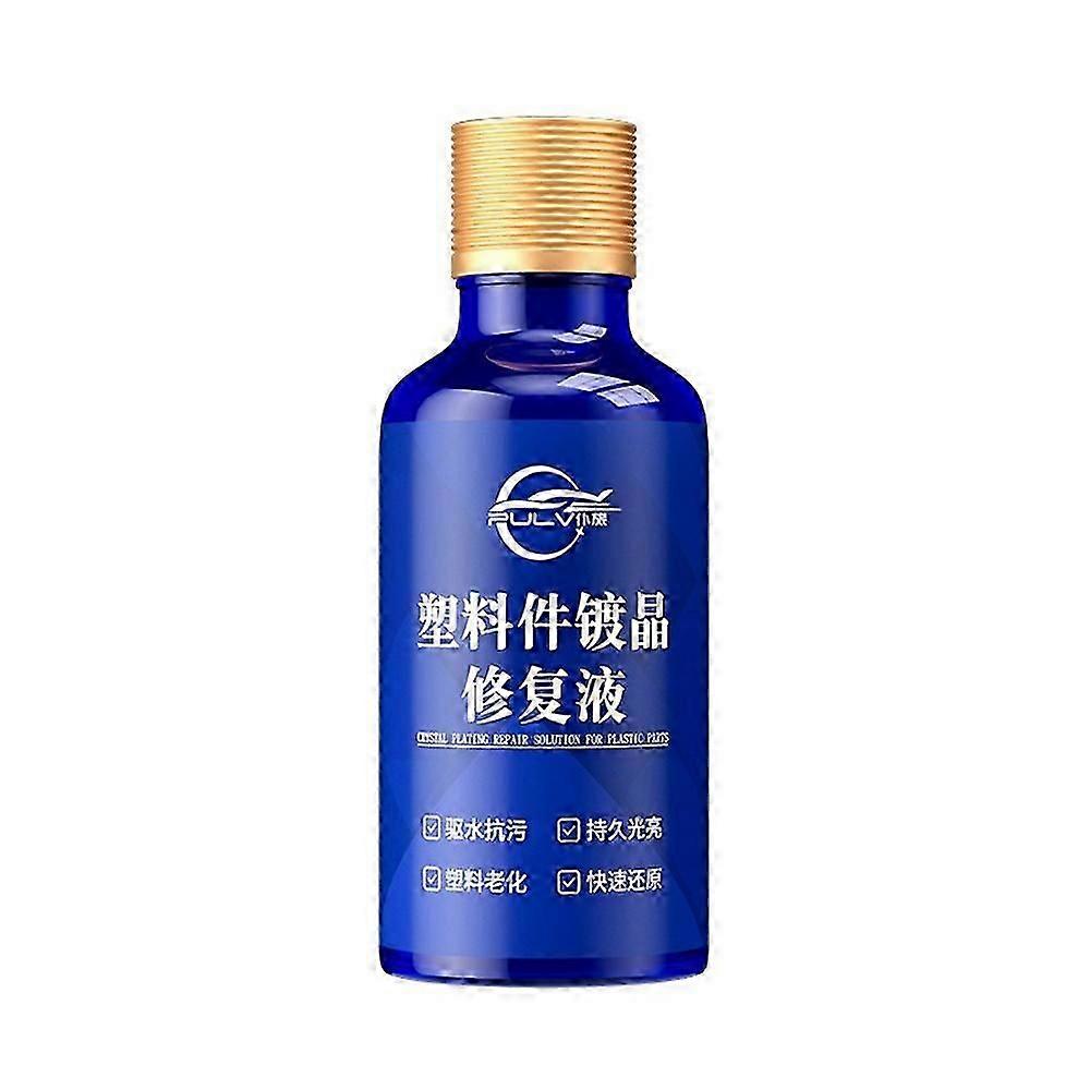 3x Plastic Restorer Dashboard Rubber Car Wash Maintenance Moisturizing and softening Water and Automobiles Parts Accessories