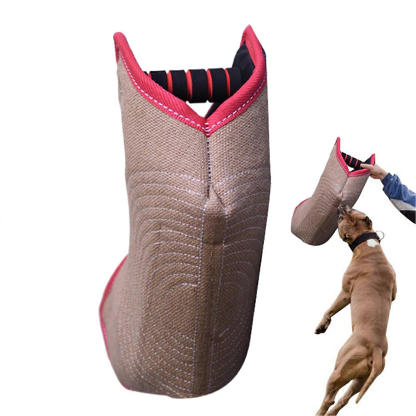 Dog Bite Training Professional Arm Sleeve Foldable Arm Protection Tool Strong Handle Training Aid