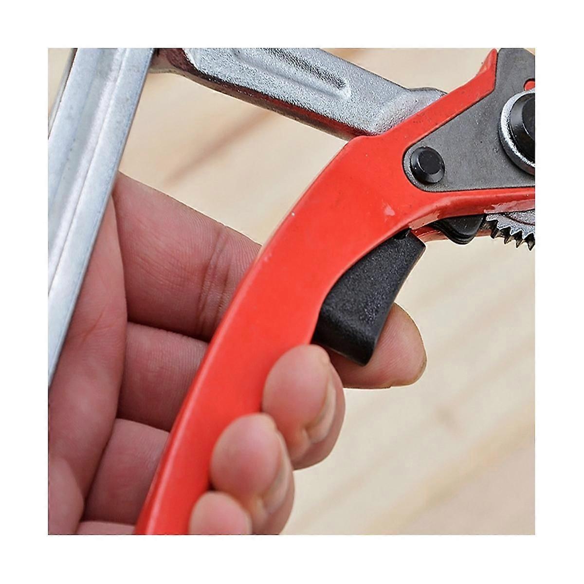 Ratchet Table Clamp Quick Release Bar Clamp Steel Clamping F Clip for Hole Table and Guide Rail Sys