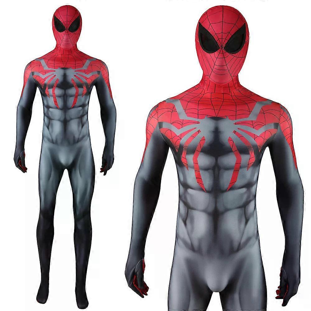 PS5 Premium Spider-Man Cosplay Jumpsuit Costume Halloween Bodysuit Adults Kids