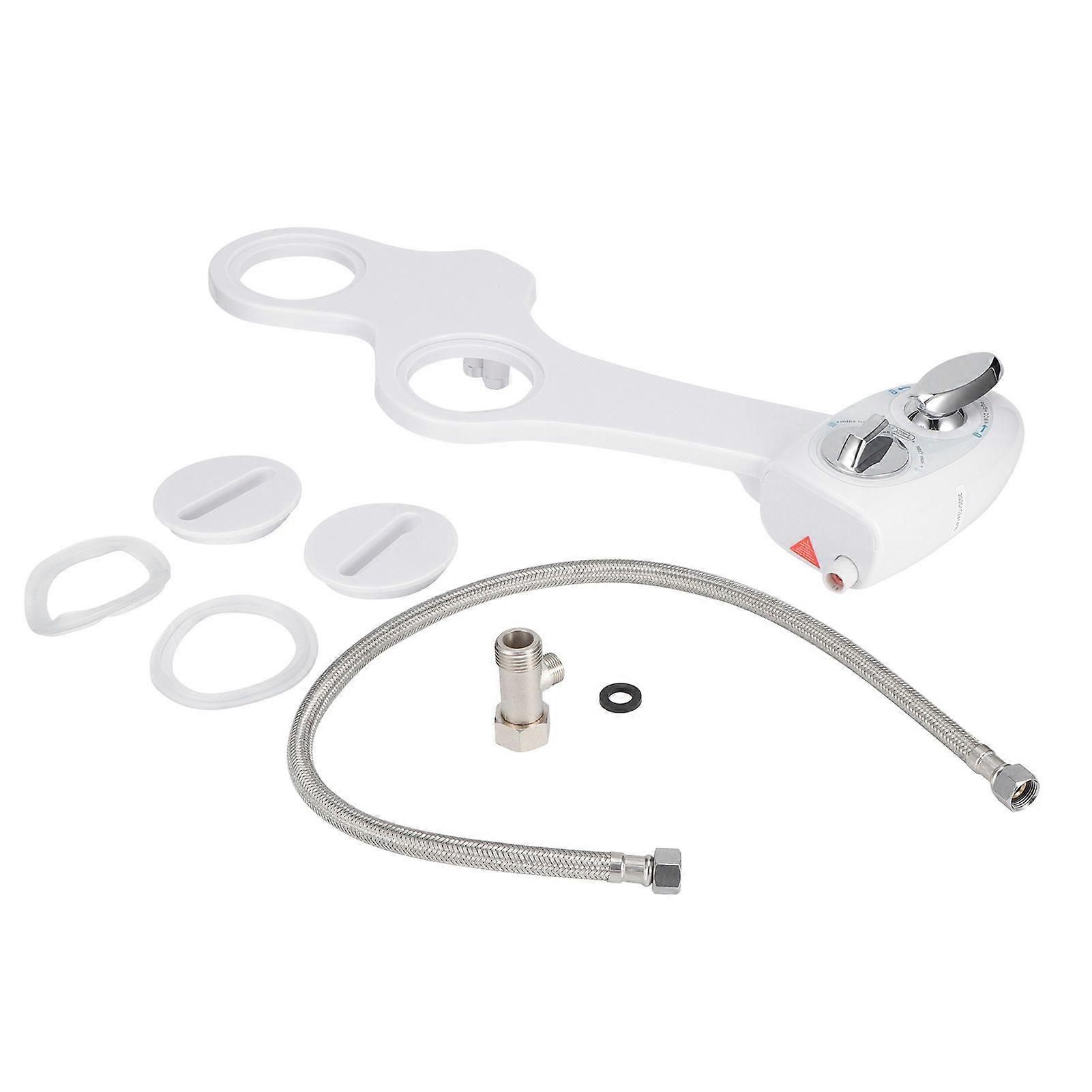 NonElectric Mechanical Bidet Toilet Seat Adjutable Fresh Water Spray Attachment