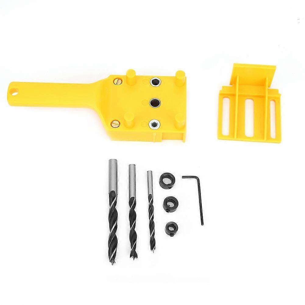 Handheld Woodworking Doweling Jig 6/8/10mm Drill Guide Wood Drilling Hole Locator