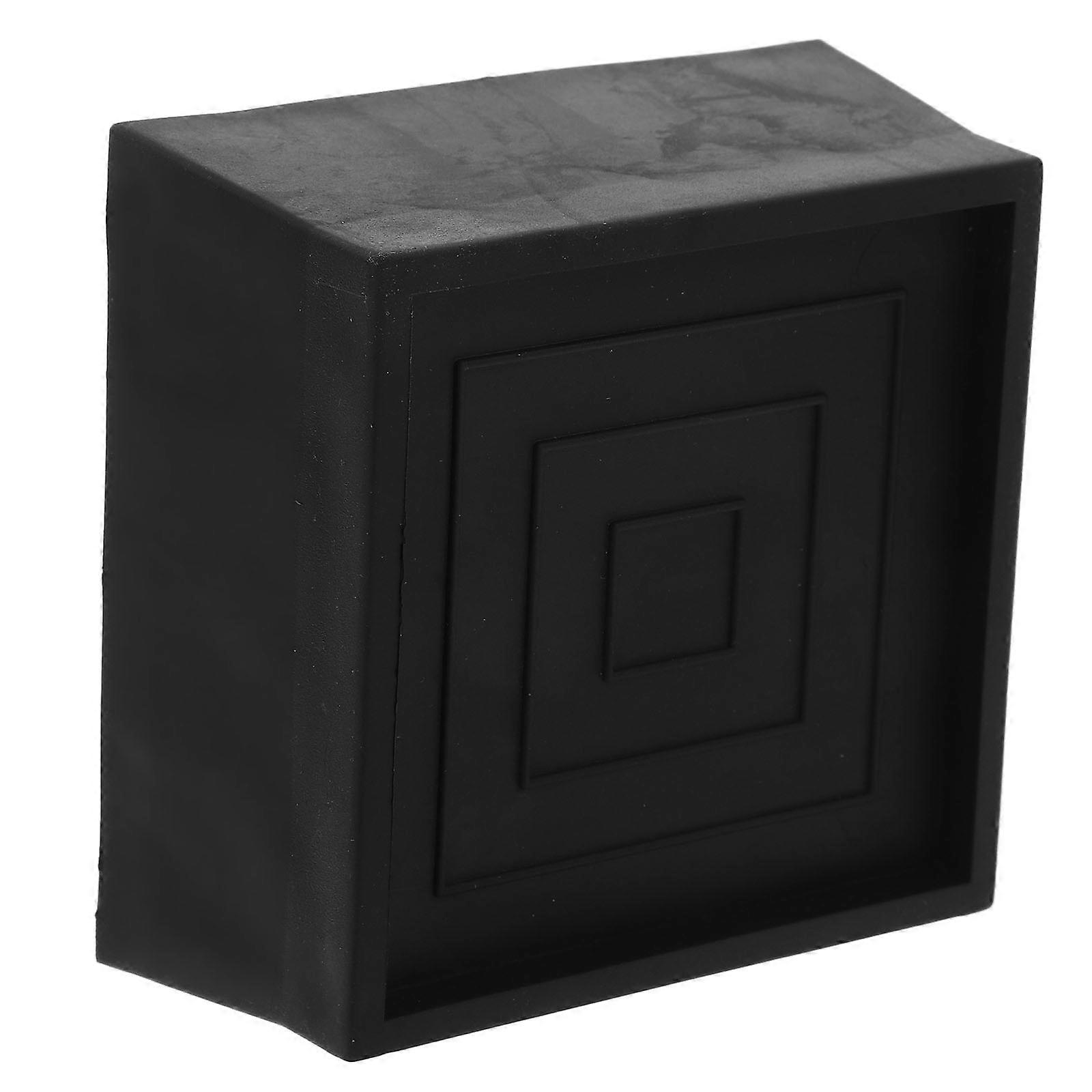 Furniture Foot Cushion Black Tpu Cushion Block for Home Use 4Pcs Set
