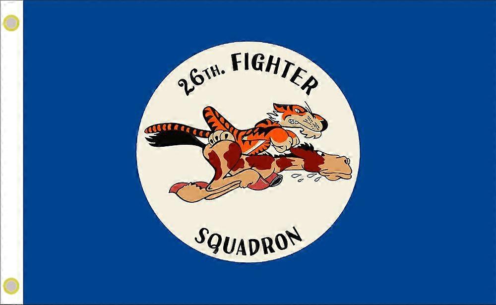 USAF 26th Weapons Squadron  Single-Sided Flag Banner