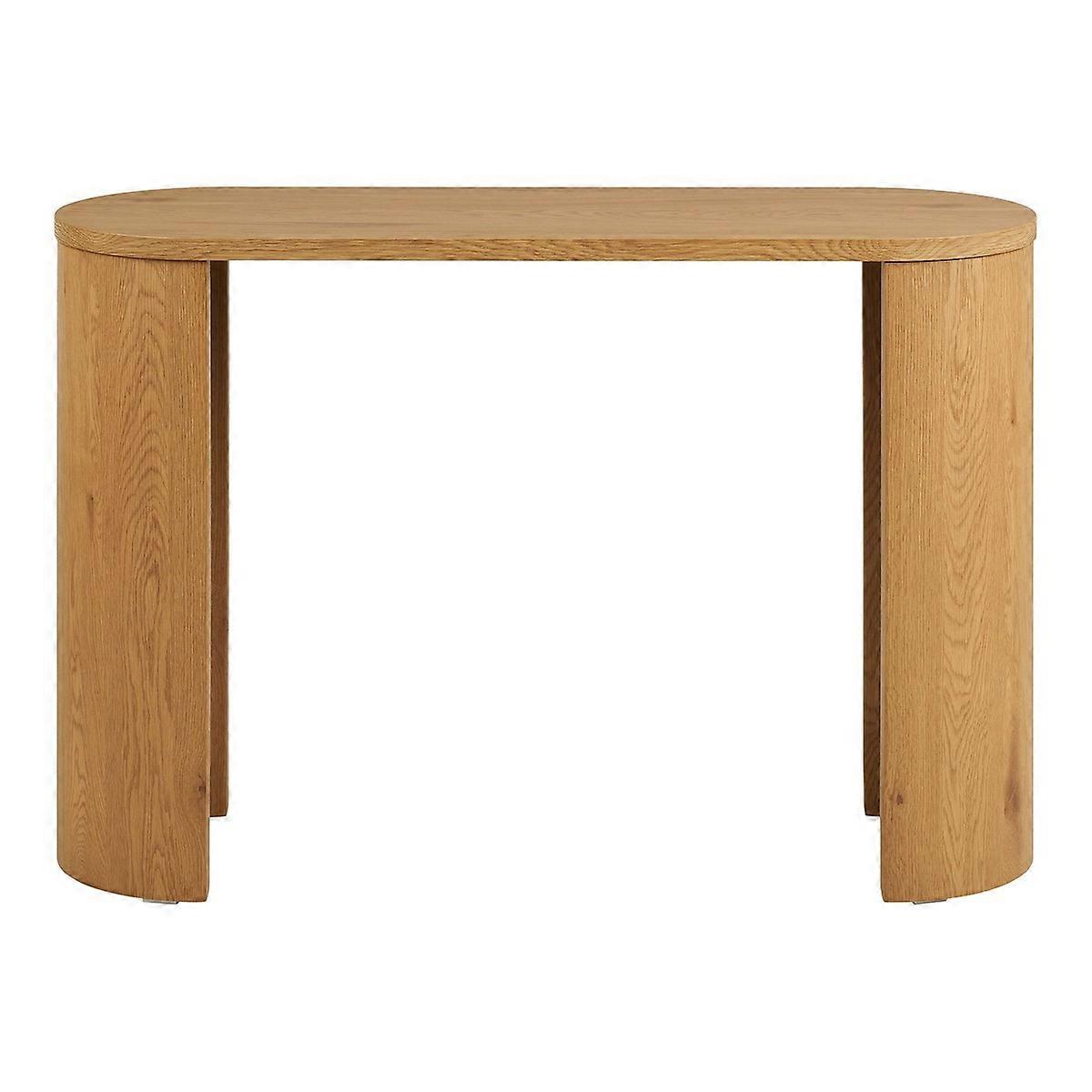 Table console Bibione, Marron, MDF, 38x114x75 cm