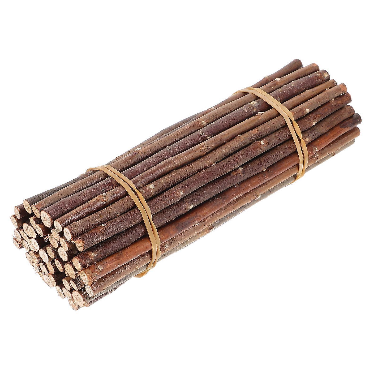 Tree Branches Wooden Sticks for Crafting Natural Wood Craft 50Pcs Set