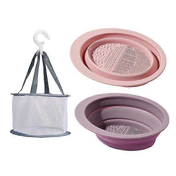 Silicone sponge for cleaning makeup brushes, 3-pack