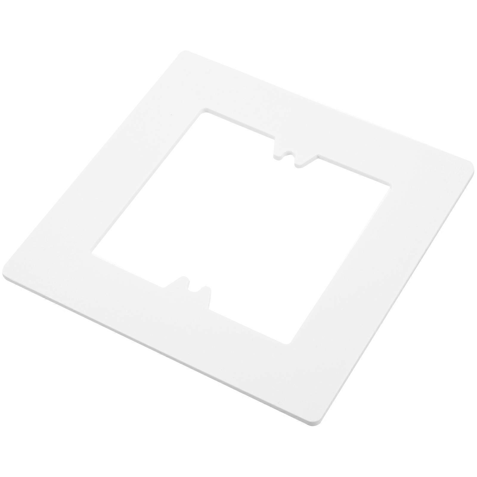 Decorative Light Cover Wall Plate for Electrical Use 5Pcs White Plastic