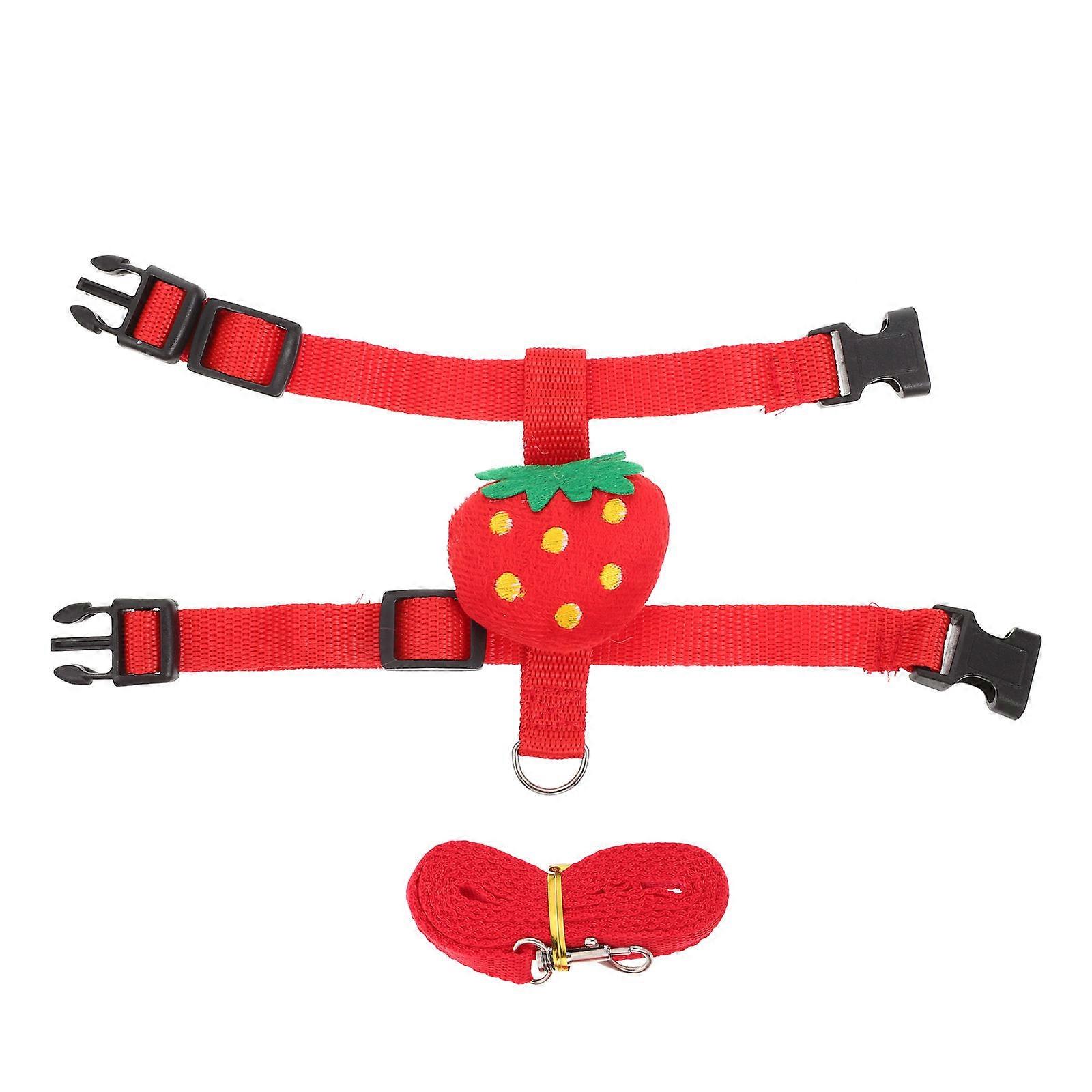 Small Pet Harness Bunny Leash Harness for Summer Use 1Set