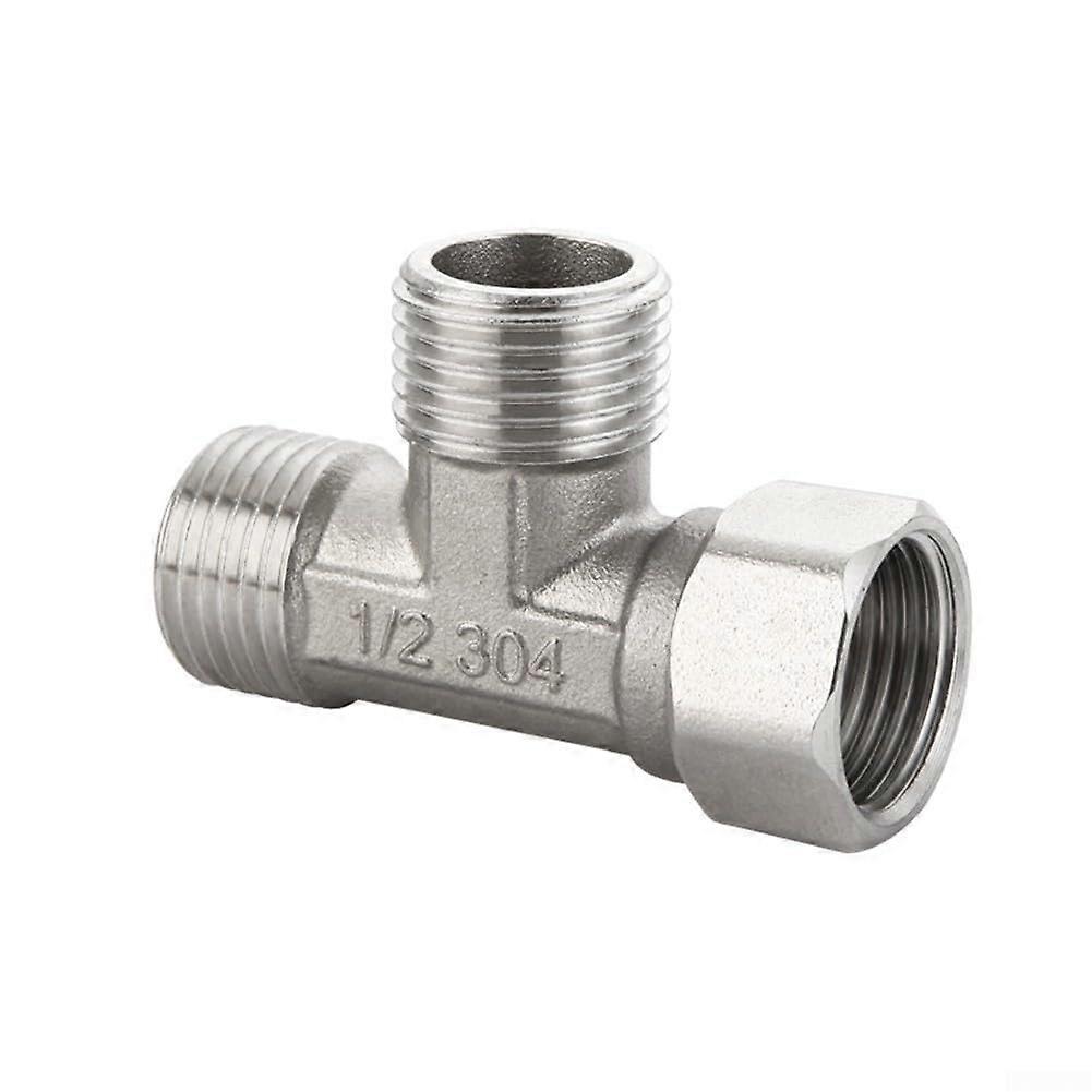 Stainless Steel T Adapter, Performance Bathroom And WC Fitting, Model G12, CorrosionResistant, Durable Connector