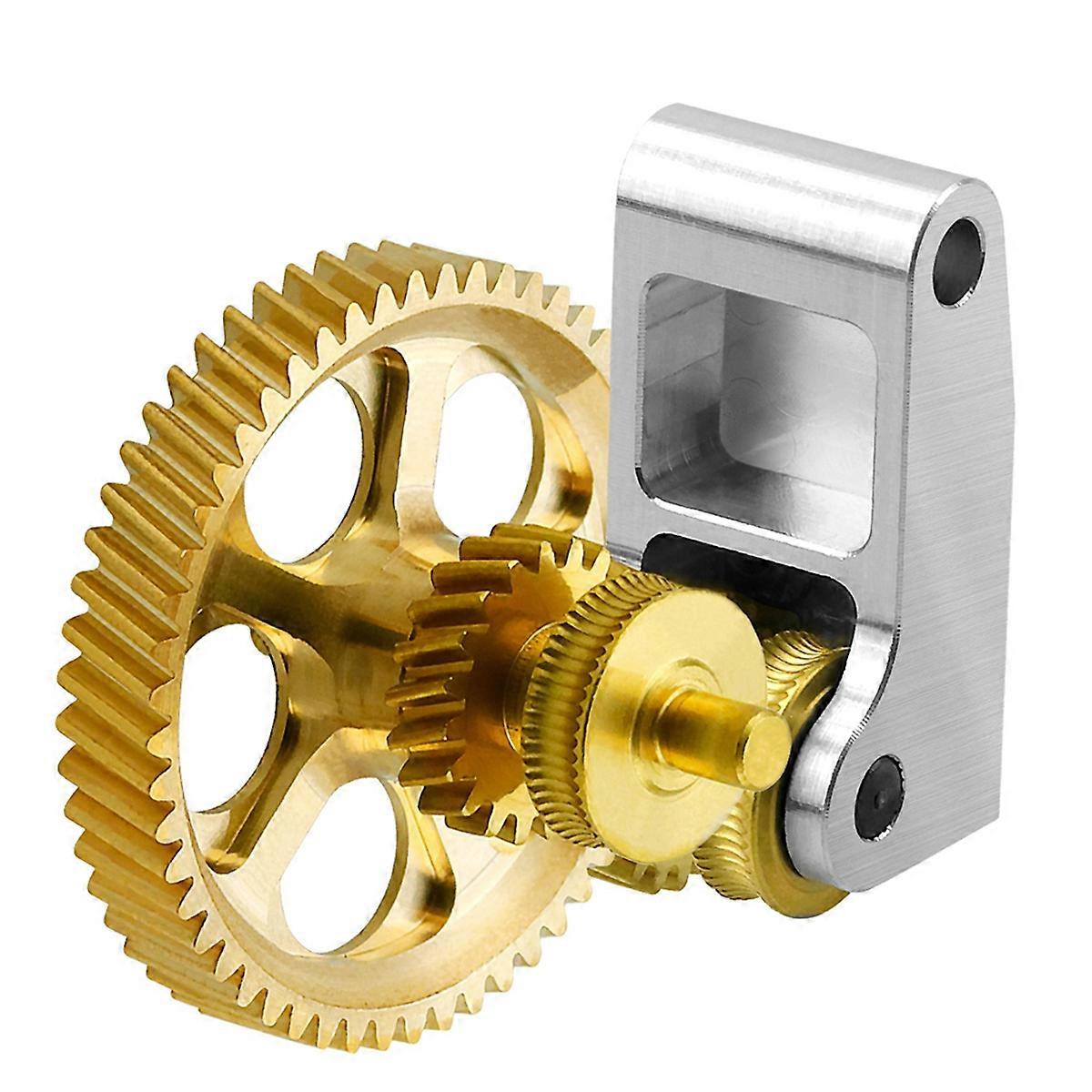 Upgrade Hardened Steel Extruder Gear Assembly NanoCoated Wear-Resisting for P1S P1P 3D Printer