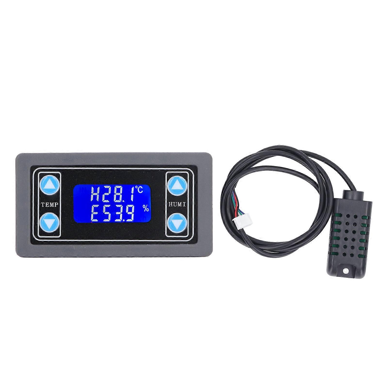 Contrôleur de température et d'humidité, double sortie relais, thermostat numérique haute précision, module de contrôle d'hygrostat