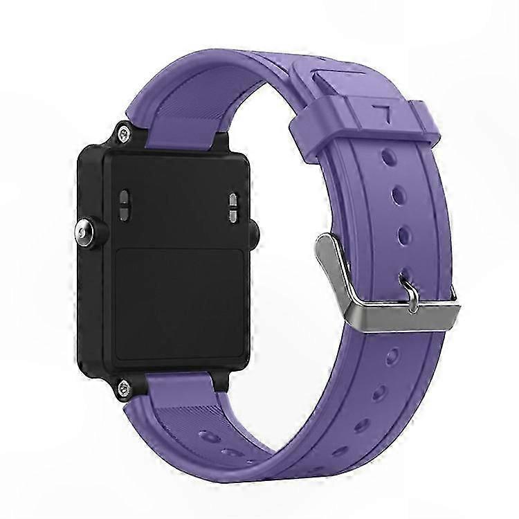 Grey Silicone Replacement Strap for Smart Watch Bands Compatible with Garmin active Acetate