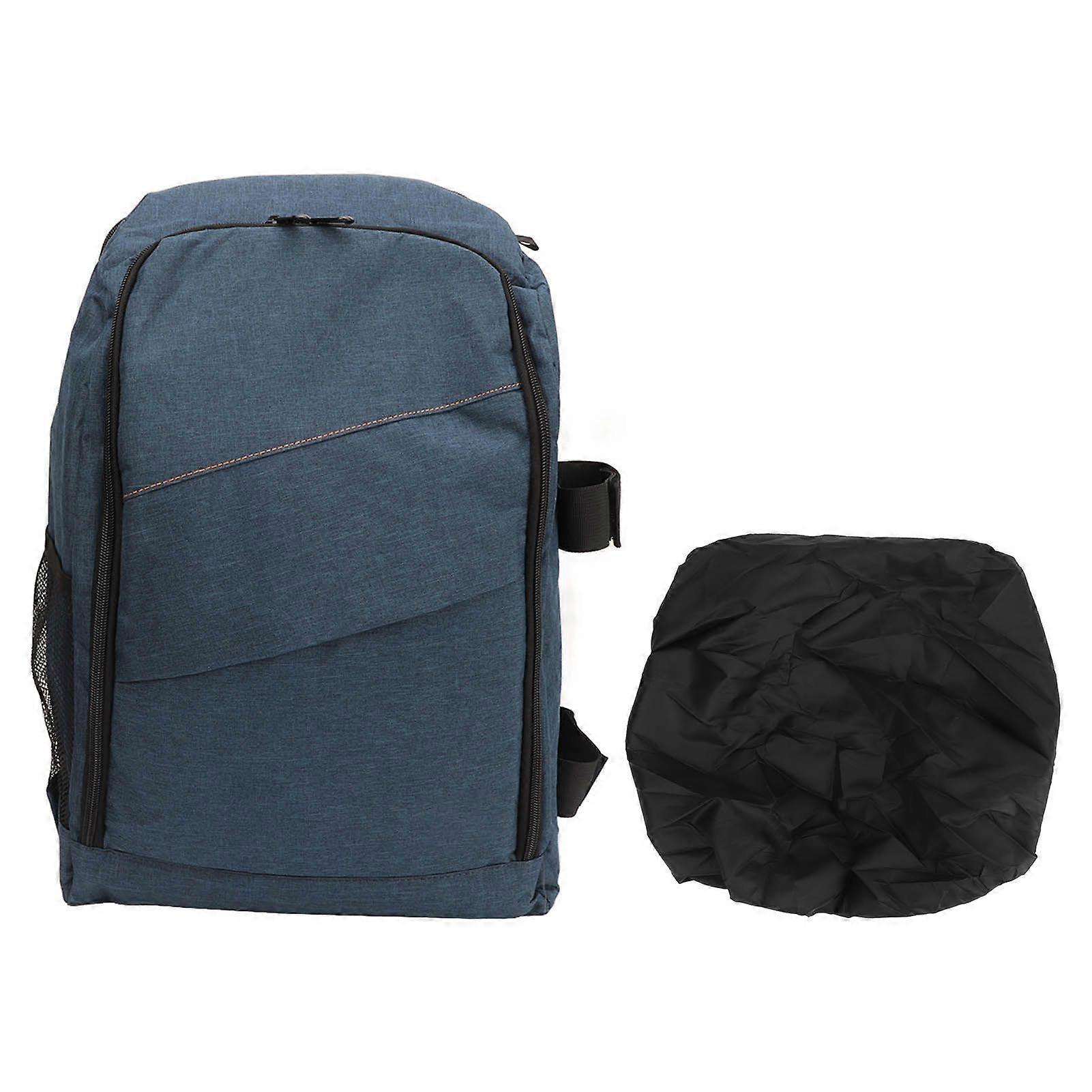 Camera Backpack Waterproof Polyester Laptop Backpack with Rain Cover for Outdoor Exercise Travel Camping