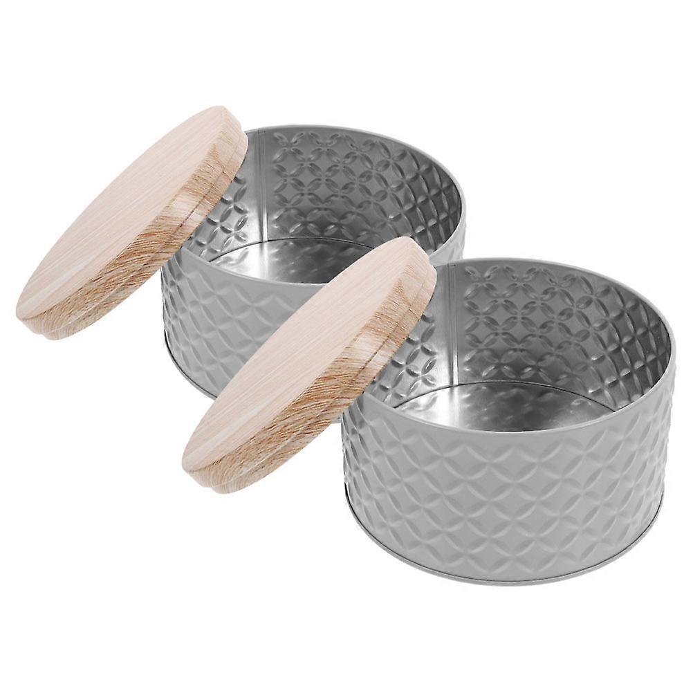 Cookie Storage Tin Metal Tins with Lids for Chocolates 8Pcs Pack