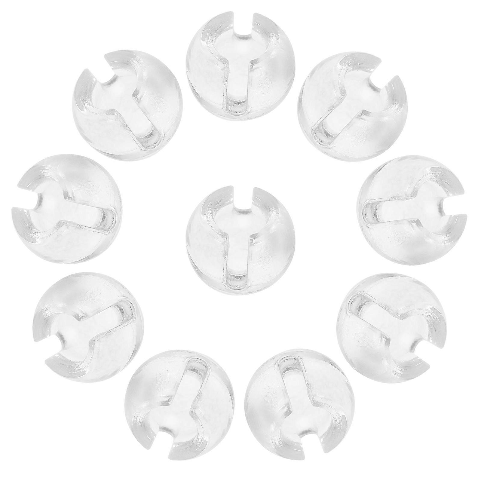 Roller Shades Bead Chain Stops for Vertical Blinds with 84Pcs Transparent Buckle