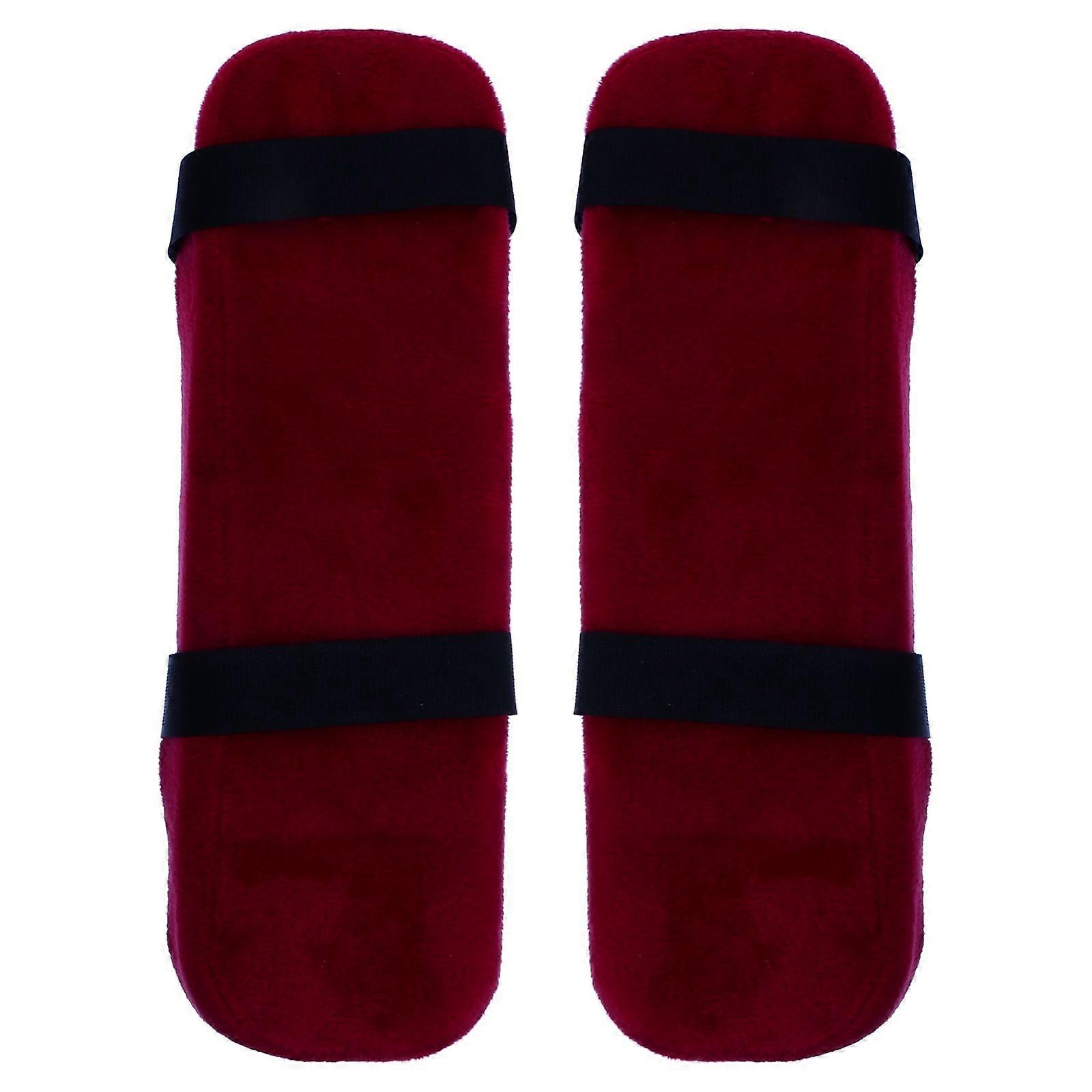 Memory Sponge Armrest Pad for Chair 2Pcs Comfortable Elbow Support Cushion Dark Red