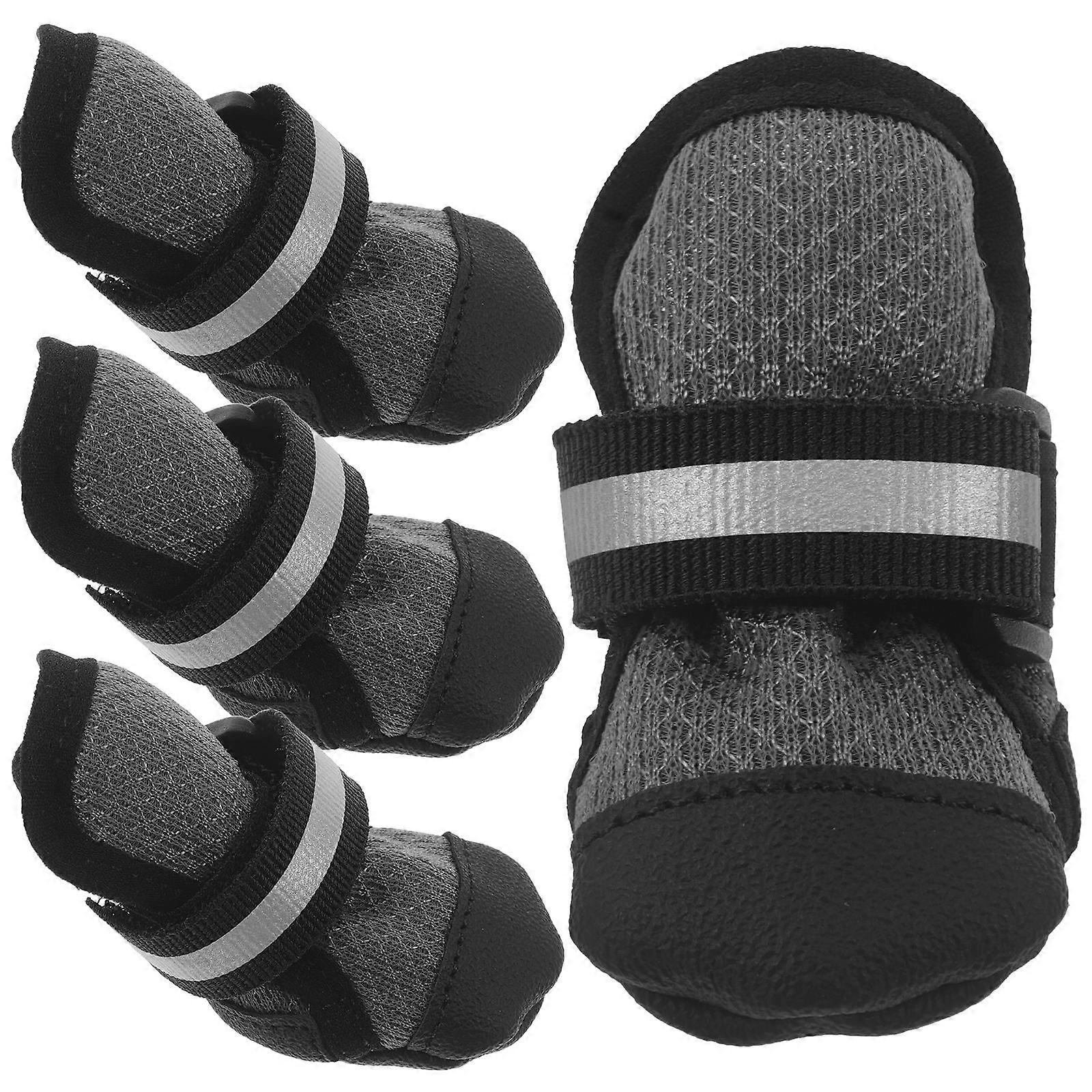 Pet Dog Shoes Breathable Mesh for Summer Walking 12Pcs Booties