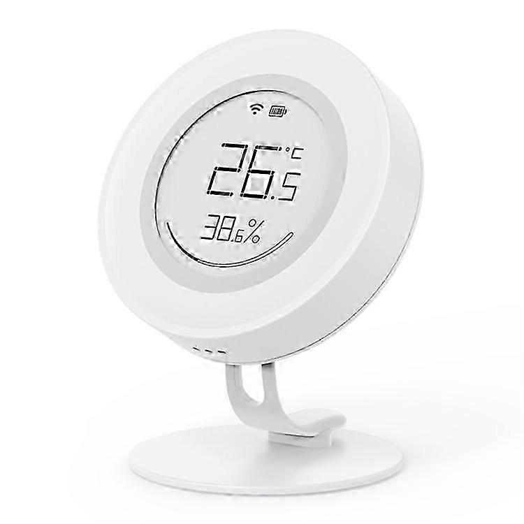 ZWHS16 Zigbee Home Smart Temperature Humidity Sensor E-Ink Display Screen App Remote Control