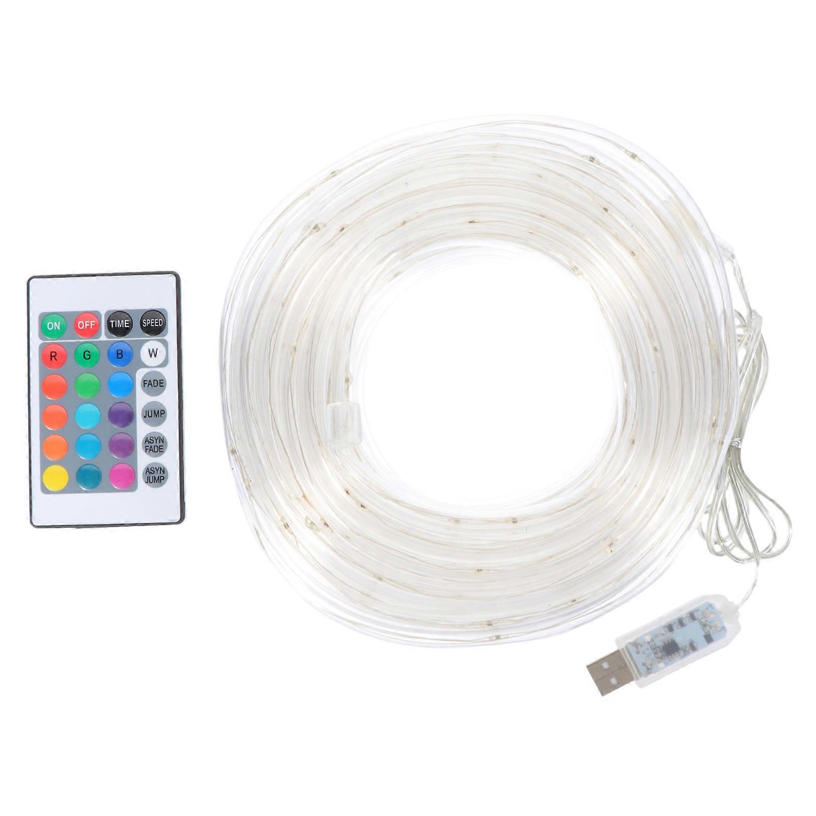 Colorful Trampoline String Light for Decorative Use 1Set USB Charging
