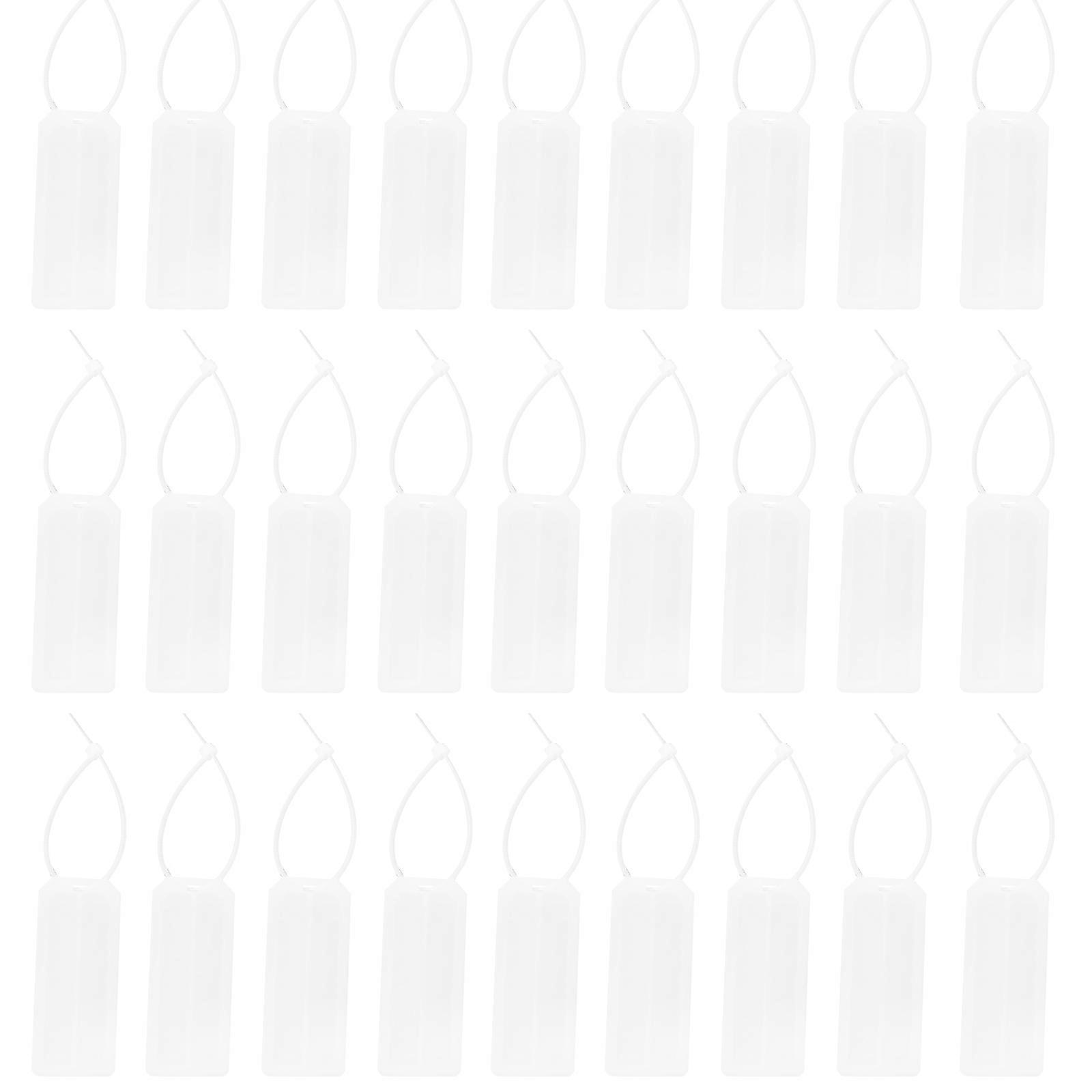 Cable Labels Cord Identification Tags for Cable 100Pcs White Smooth Surface