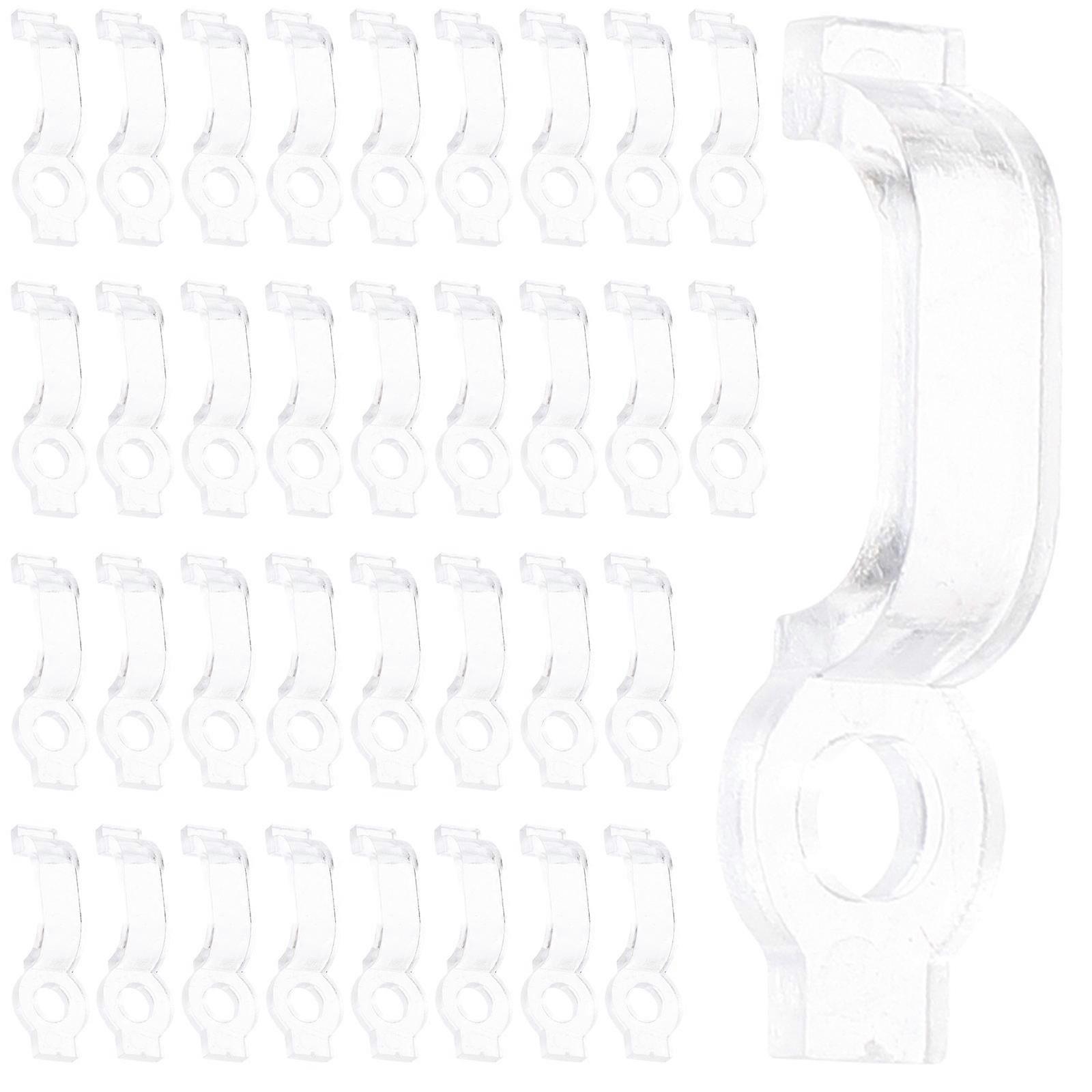 LED Light Light Mounting Clip for 300Pcs Durable Transparent Clips