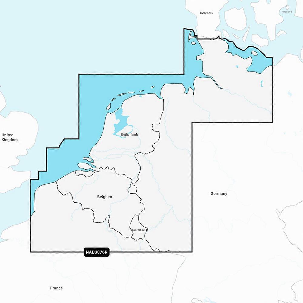 Navionics+ Regular Chart: Eu076r - Benelux & Germany West