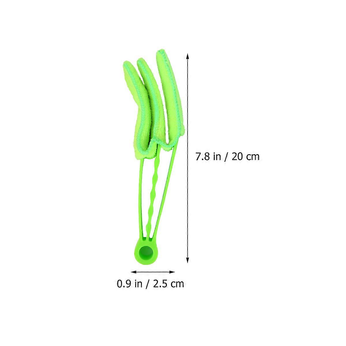Car Vent Cleaner Brush 3Pcs Automobile Air Conditioning Cleaning Tool For Home Use High Places Assorted Color Dust Removal