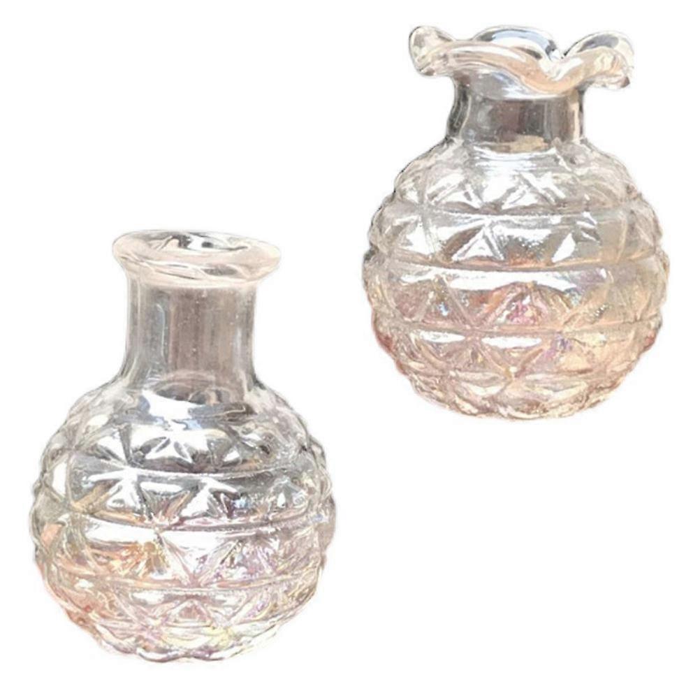 Miniature Accessories Mini Vase Decor for Decor 4Pcs Set