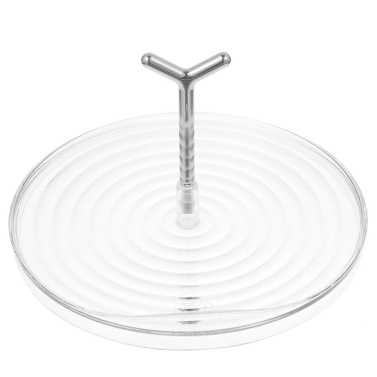 Desktop Pot Lid Holder Pot Lid Holder for Kitchen 4Pcs Silver Storage