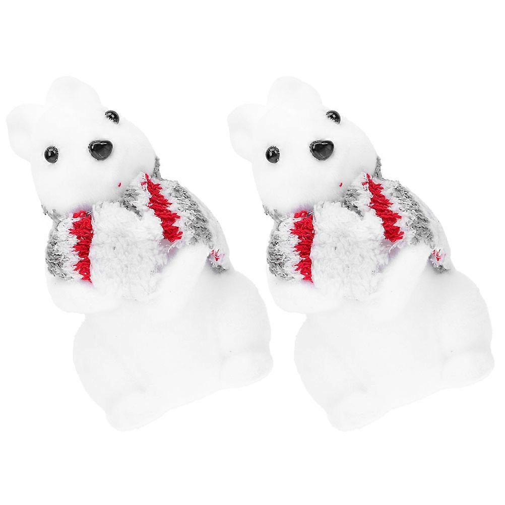 Rabbit Ornament Foam Decorations for Easter Holiday 10Pcs Pack