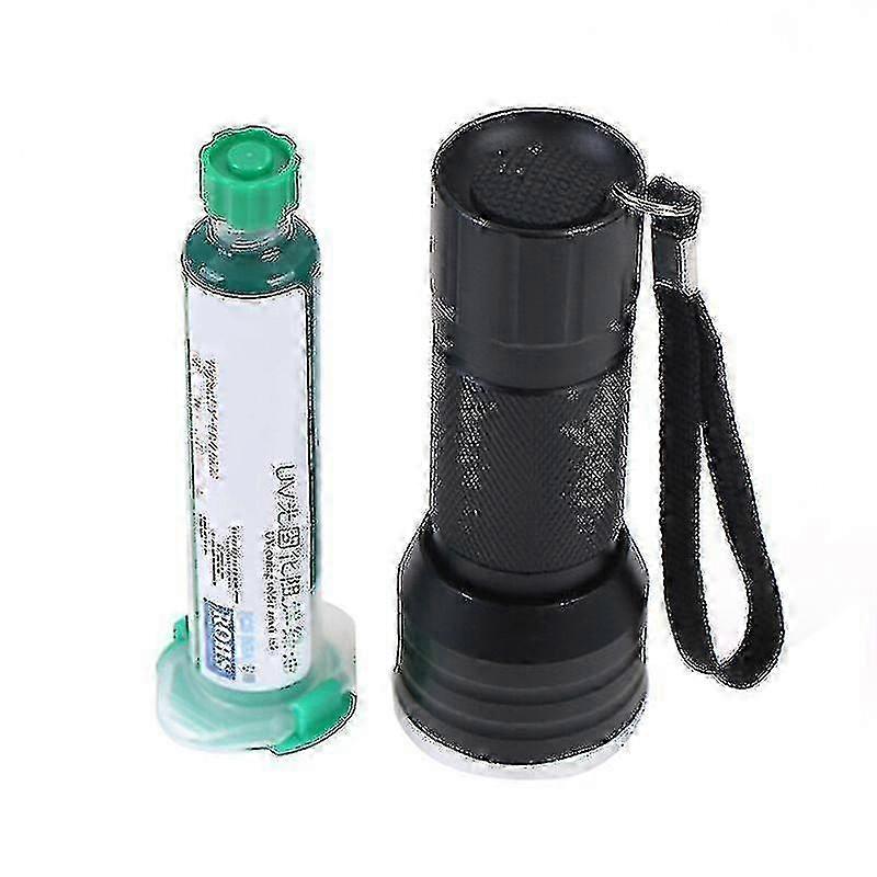 Taharrgr 10ml Green Uv Solder Mask Pcb Bga Soldering Welding Fluxes Oil+uv Curing_FC10