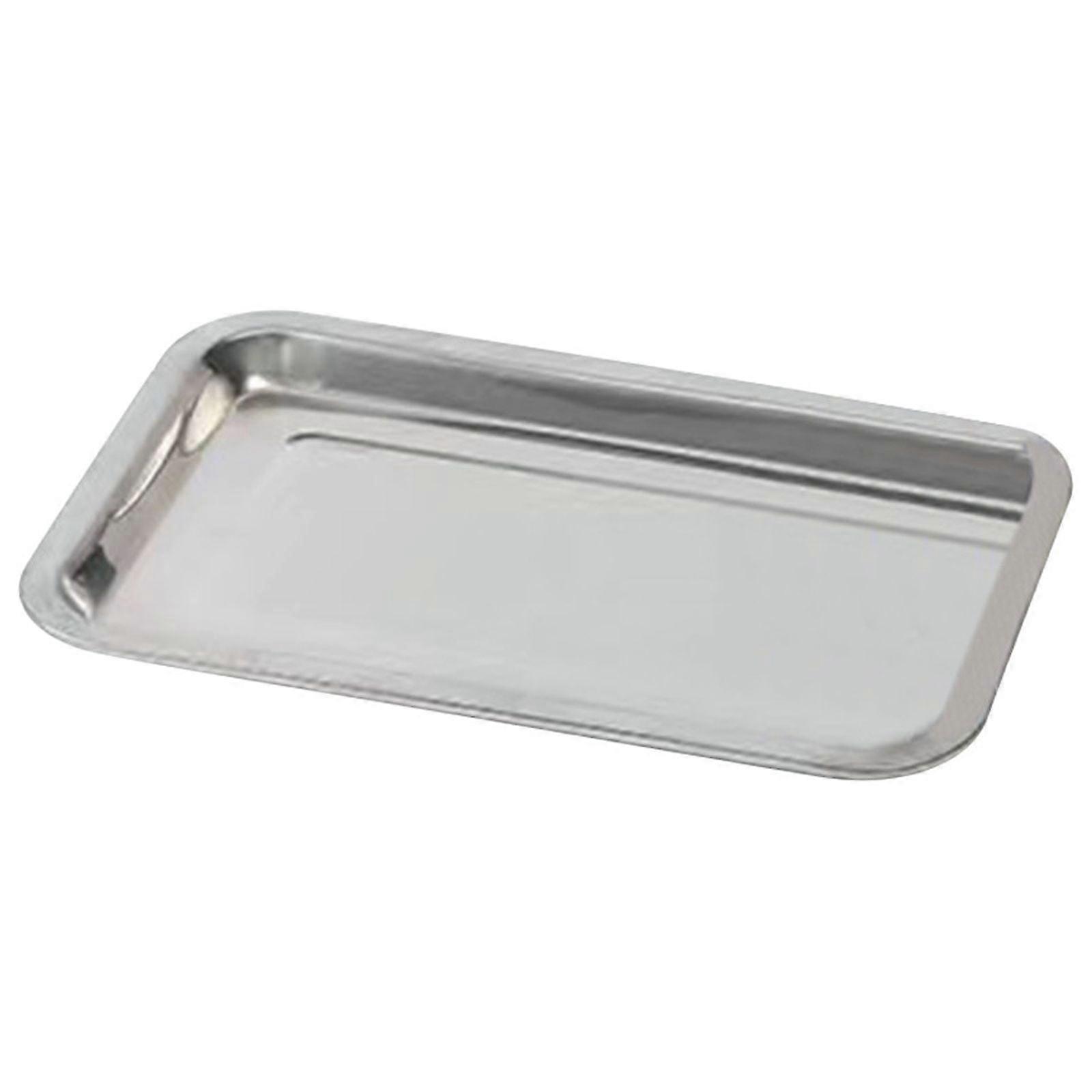 Livrdious Stainless Steel Baking Tray, Compatible with Toaster Ovens, Sturdy Rectangle Metal Sheet for Kitchen Cooking