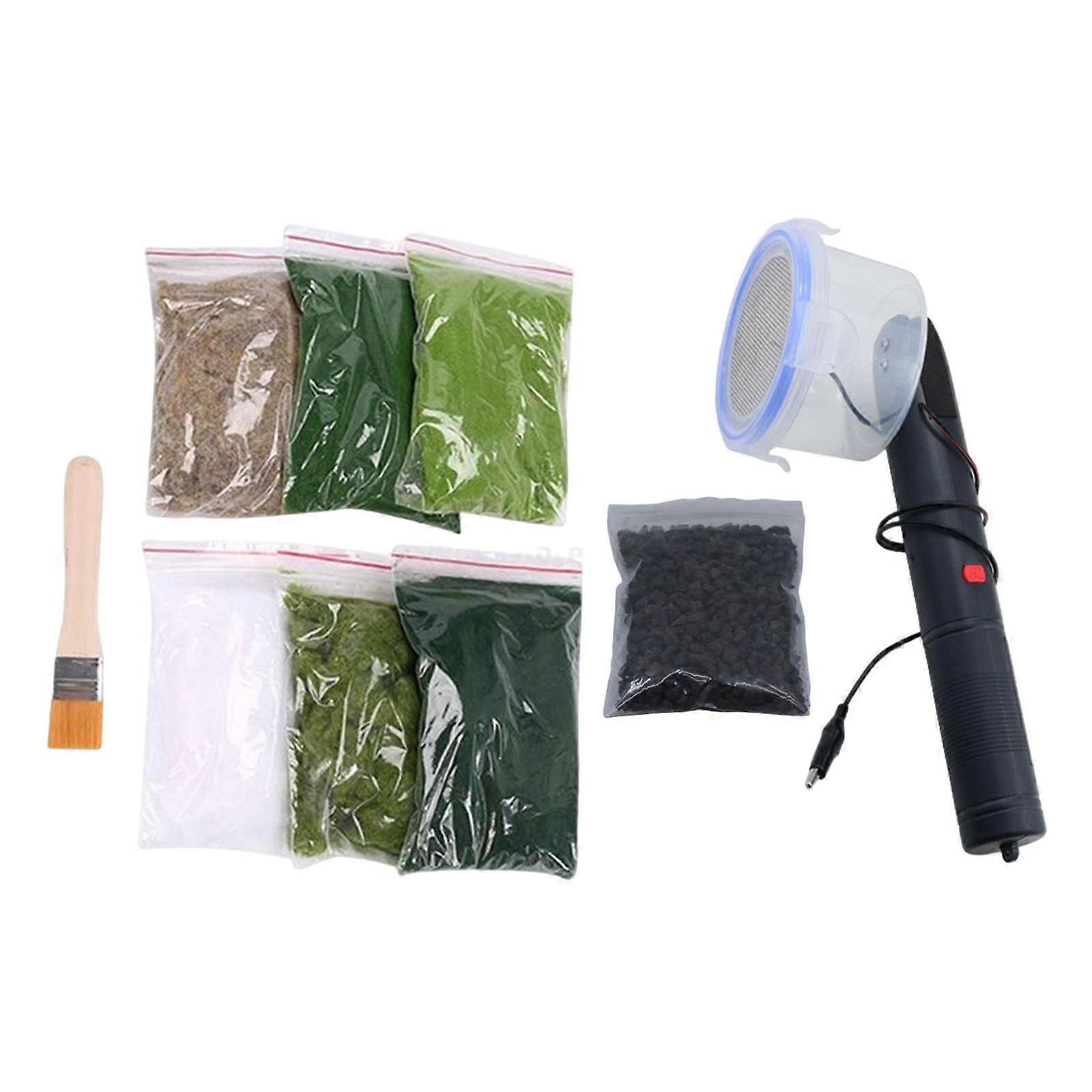 Static Grass Applicator Static Flocking for Diorama Architectural Model Lawn