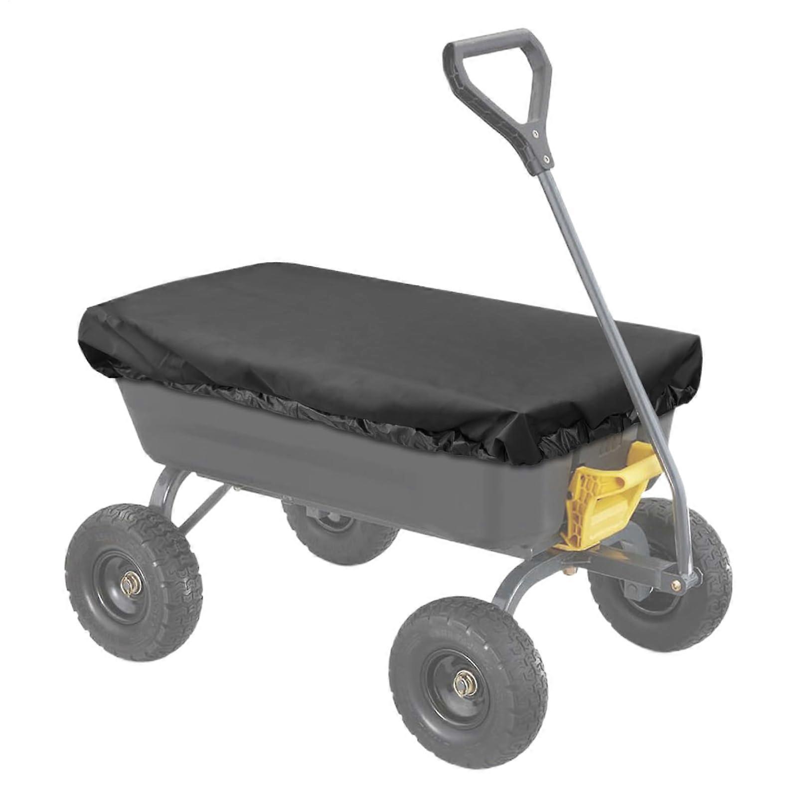 Utility Cart Cover Universal Fit UV Resistant Waterproof Protective Cover for Trolleys, Shopping Carts, Garden