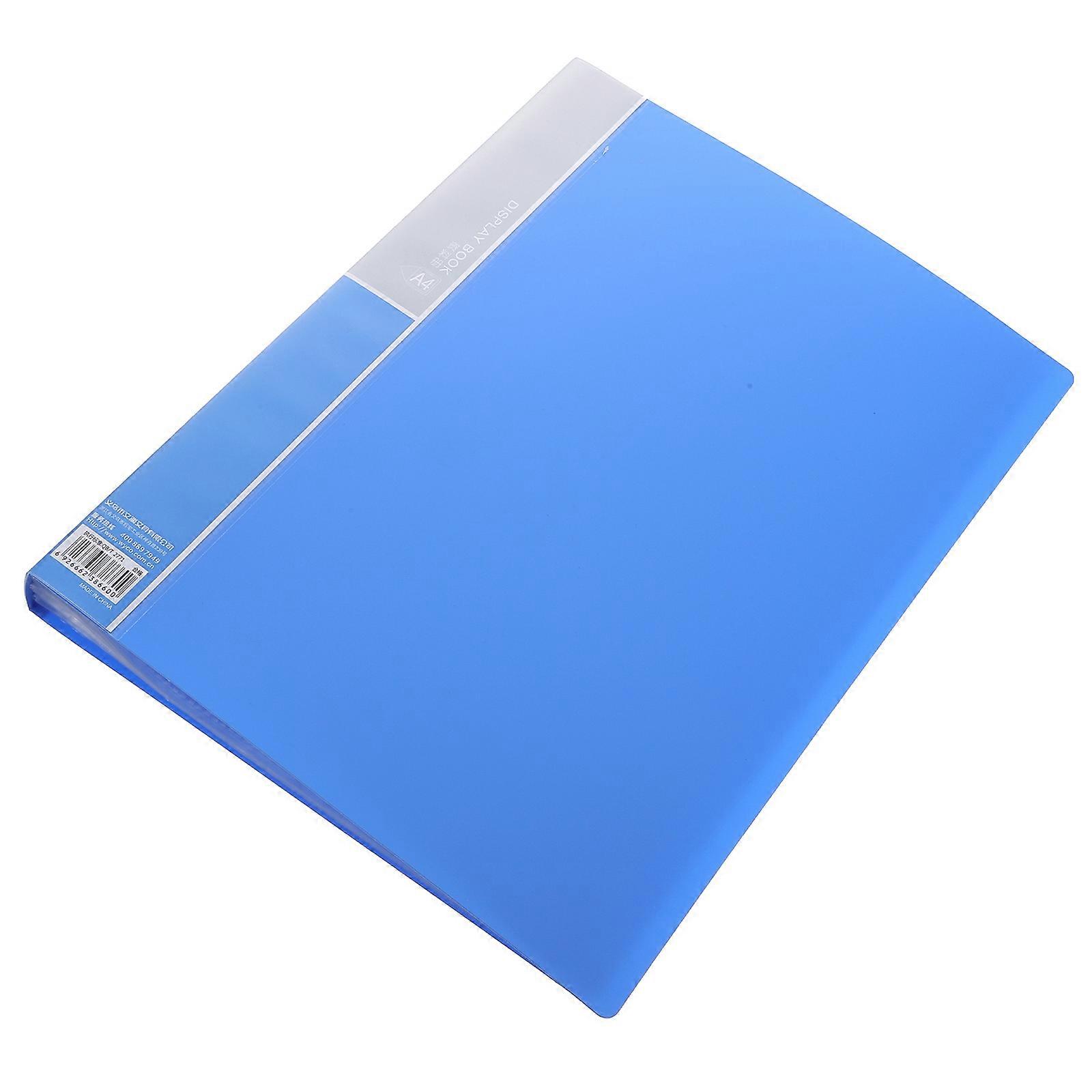 File Keeper 2Pcs Office File Folder For School Use Simple Rectangular Design Effective Document Organization