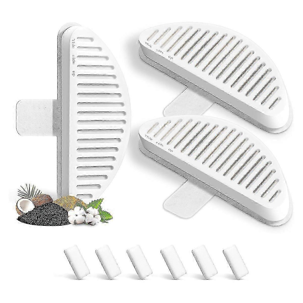 Cat Fountain Filters, 3 Pack Replacement Filters & 6 Pack Replacement Filter Sponges For 67oz/2l Au-Yvan