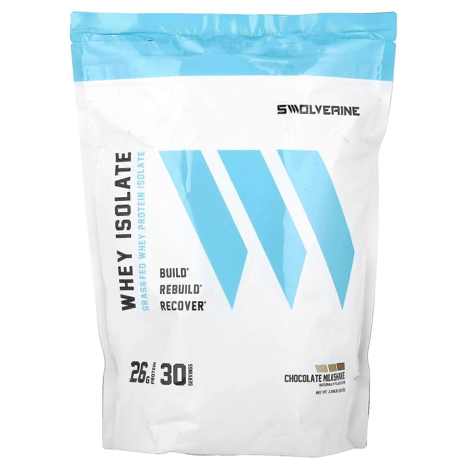 Whey Isolate, Chocolate Milkshake, 2.05 lb (930 g)