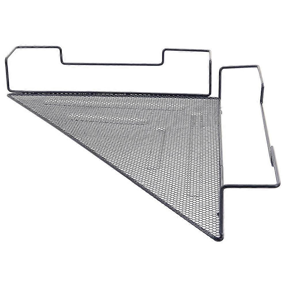 Iron Square Triangle Office Cubicle Corner Shelf Storage Rack Sundries Organizer