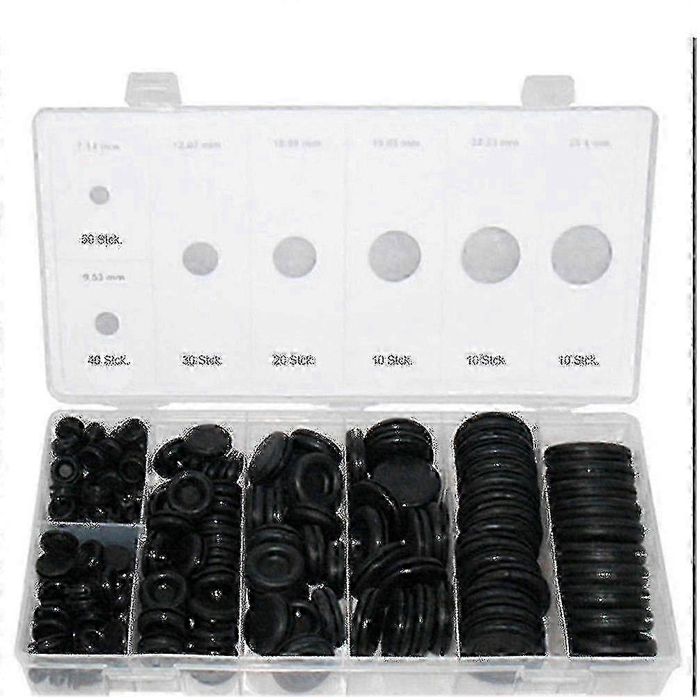 170 Pcs Multi-Purpose Rubber Body Plugs Stoppers,Non-Toxic Durable EU Standard miao7