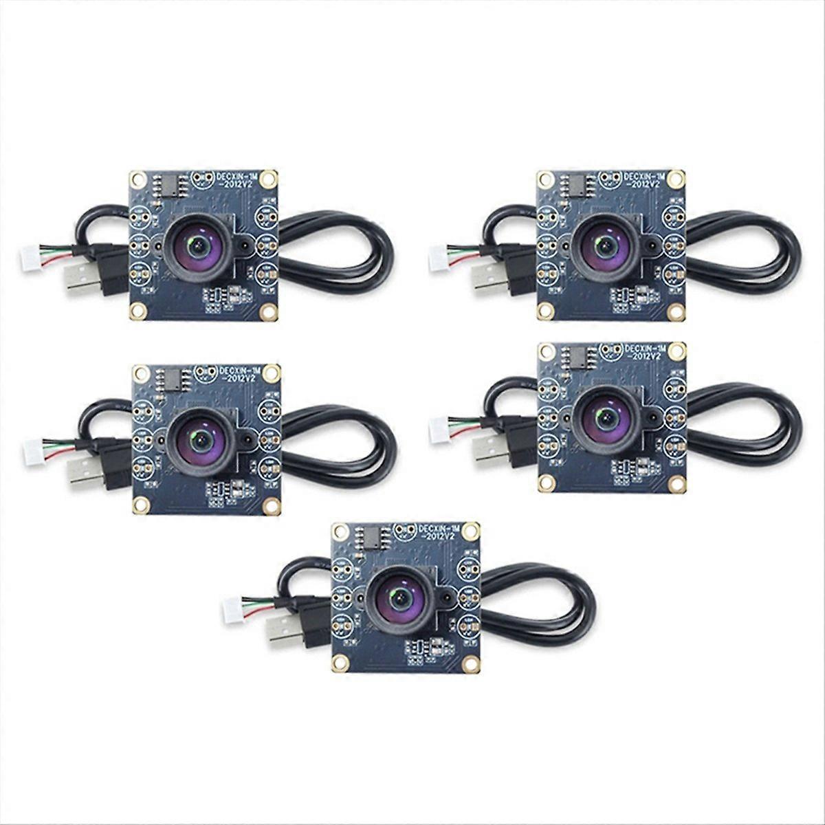 5PCS USB Camera Module 100° OV9732 720P with 2m Cable